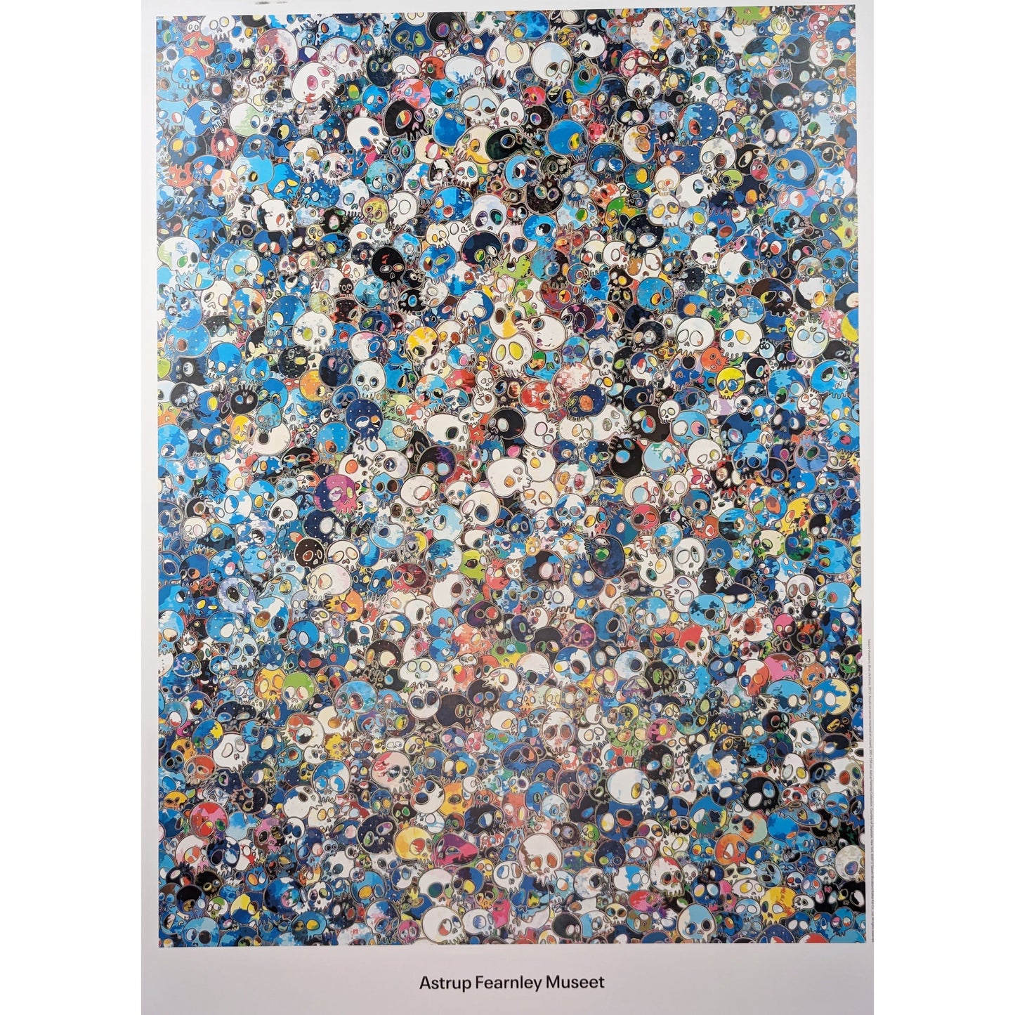 Takashi Murakami Original Exhibition Poster Blue Life Force