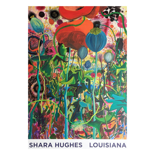 Shara Hughes original exhibition poster Pop 2021