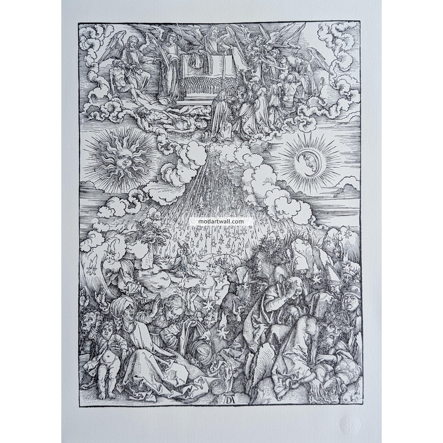 Albrecht Durer vintage lithograph The Apocalypse