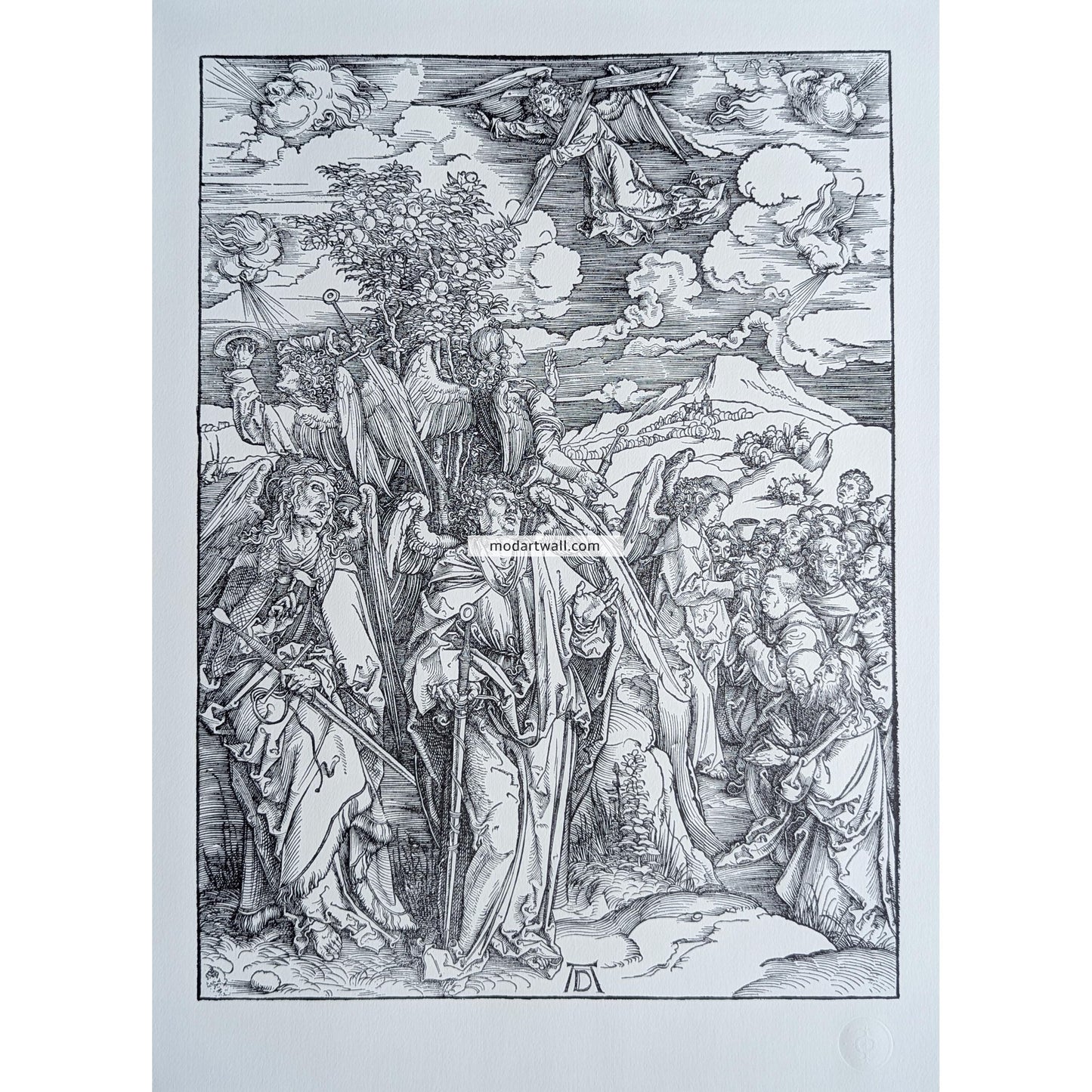 Albrecht Durer vintage lithograph The Apocalypse