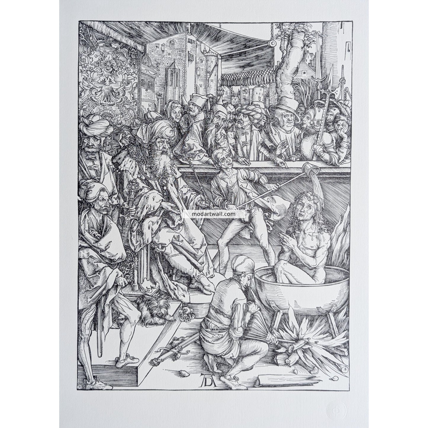 Albrecht Durer vintage lithograph The Apocalypse